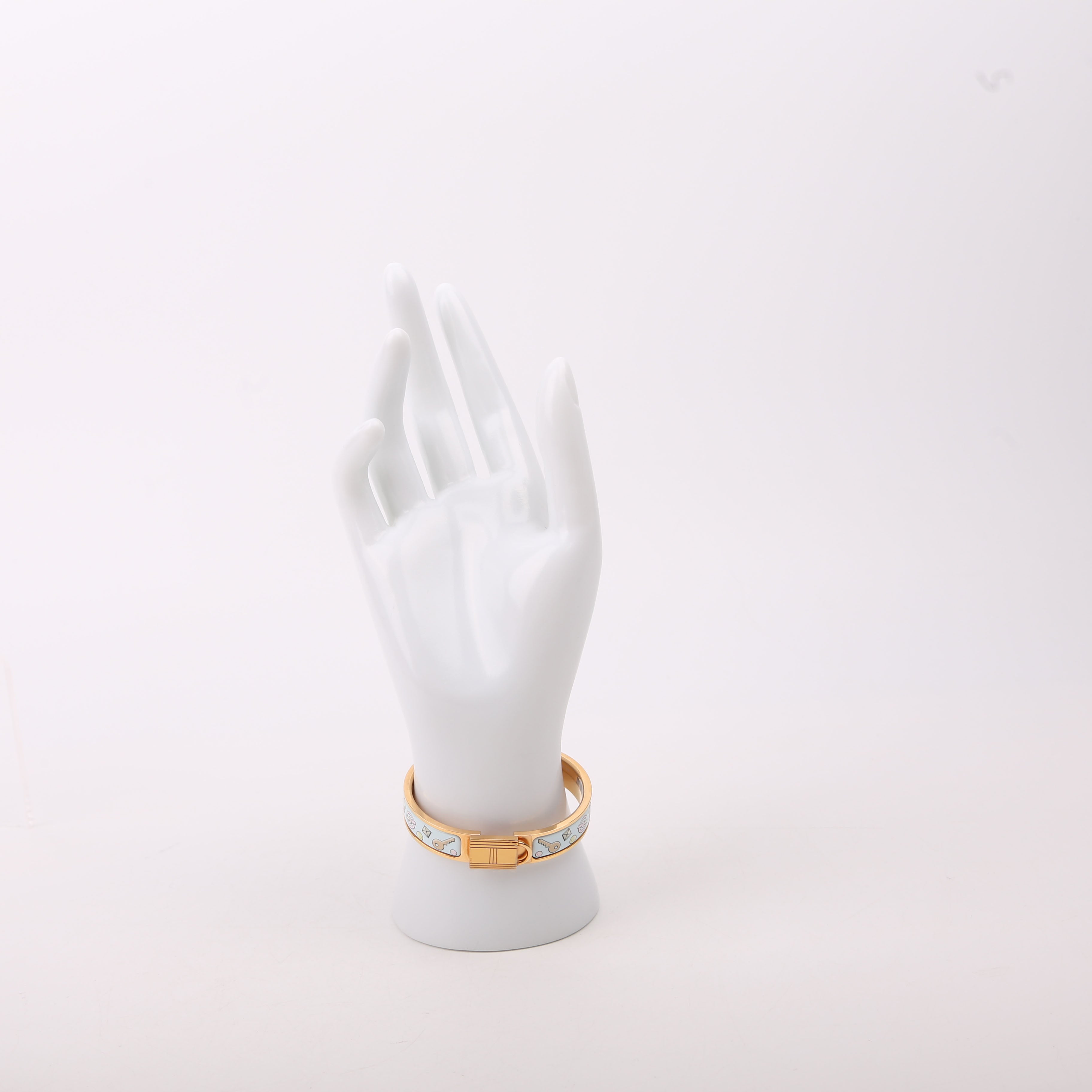 Locky Me Clic Narrow PM Bracelet Gold/Blue
