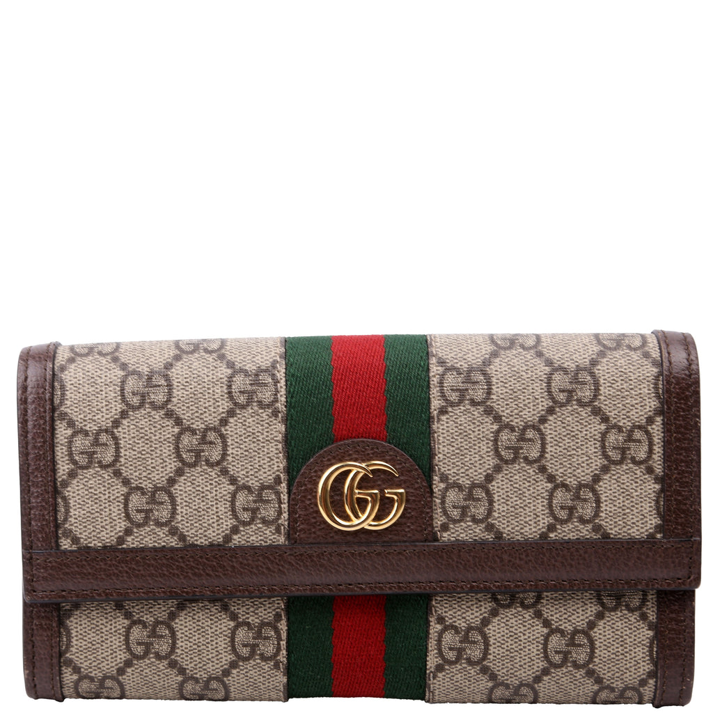 523153 Ophidia Flap Wallet Brown