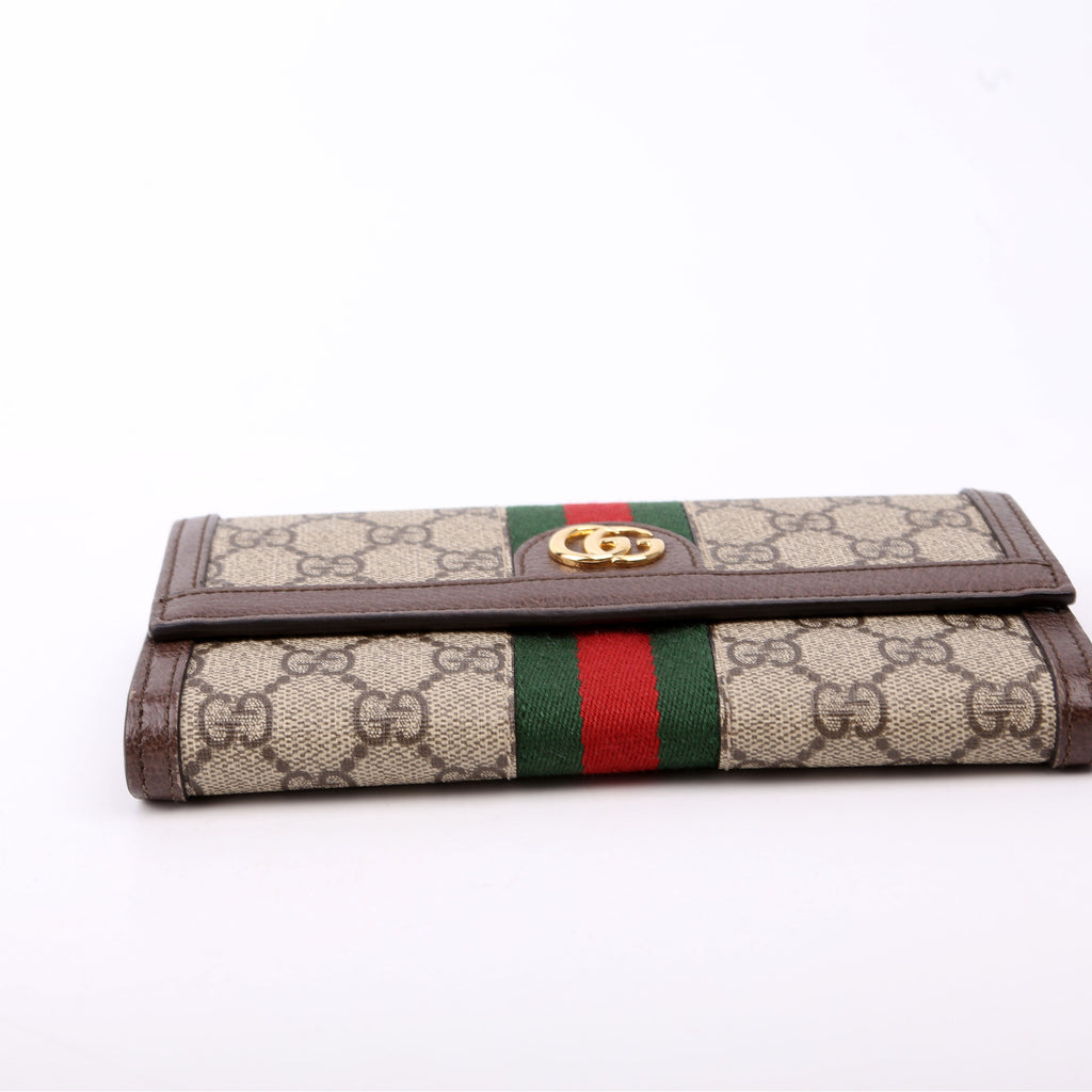 523153 Ophidia Flap Wallet Brown