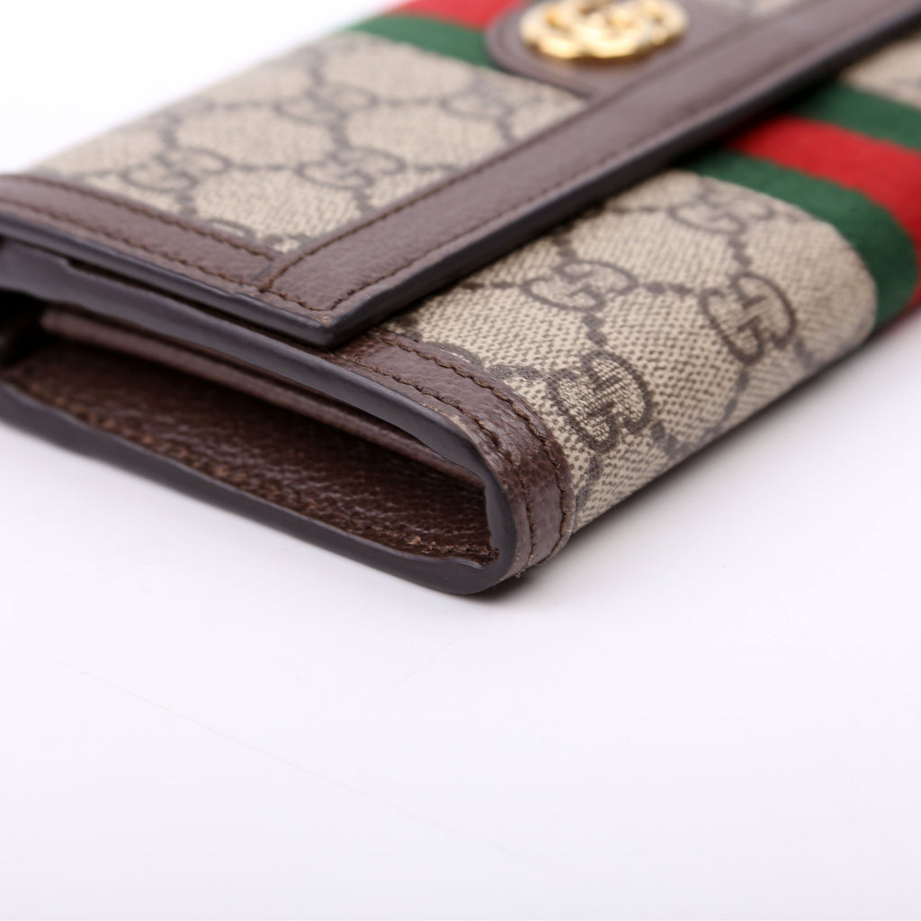 523153 Ophidia Flap Wallet Brown