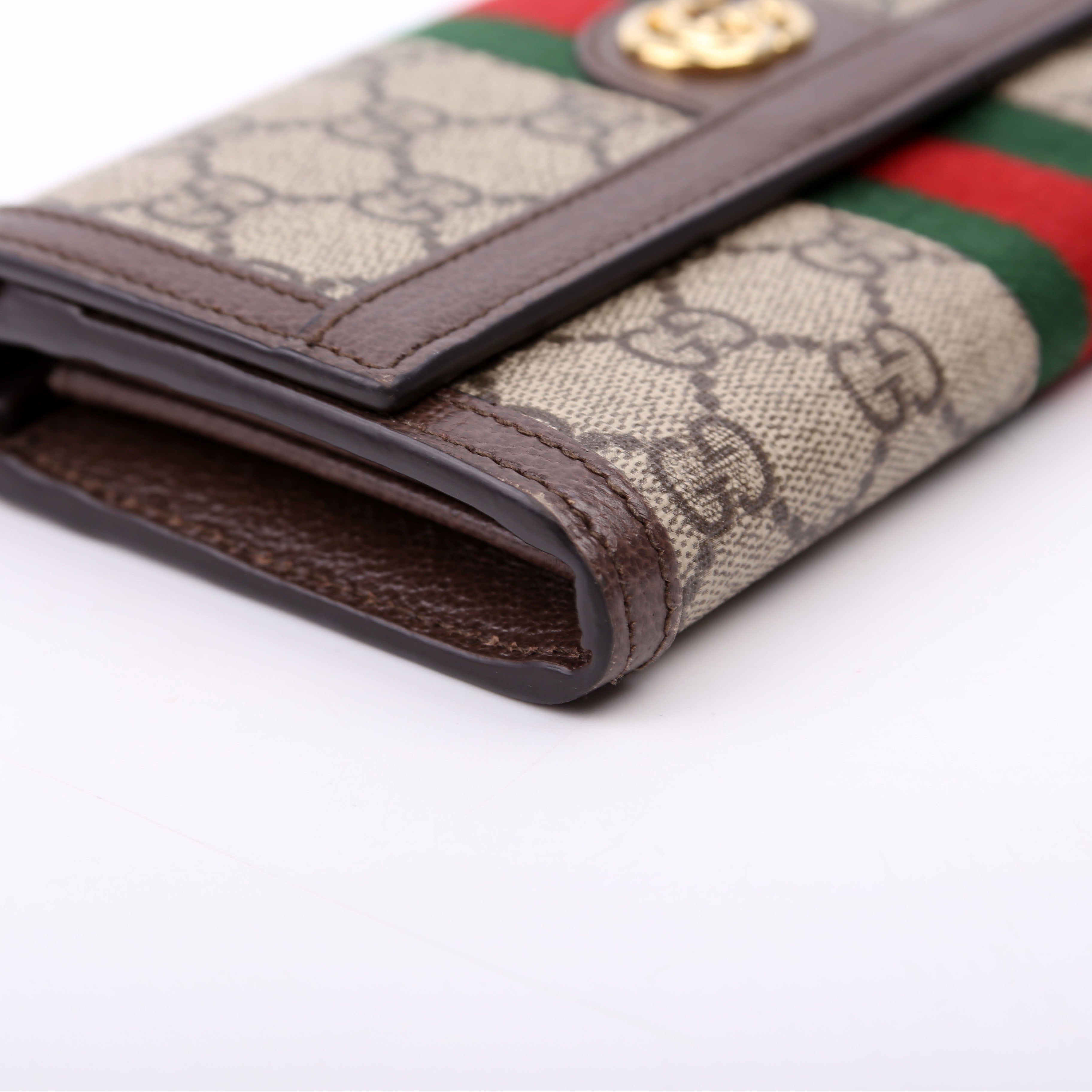 523153 Ophidia Flap Wallet Brown