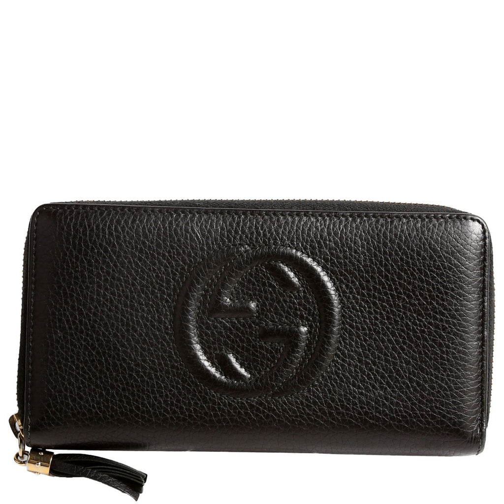 308004 Soho Zippy Wallet Black