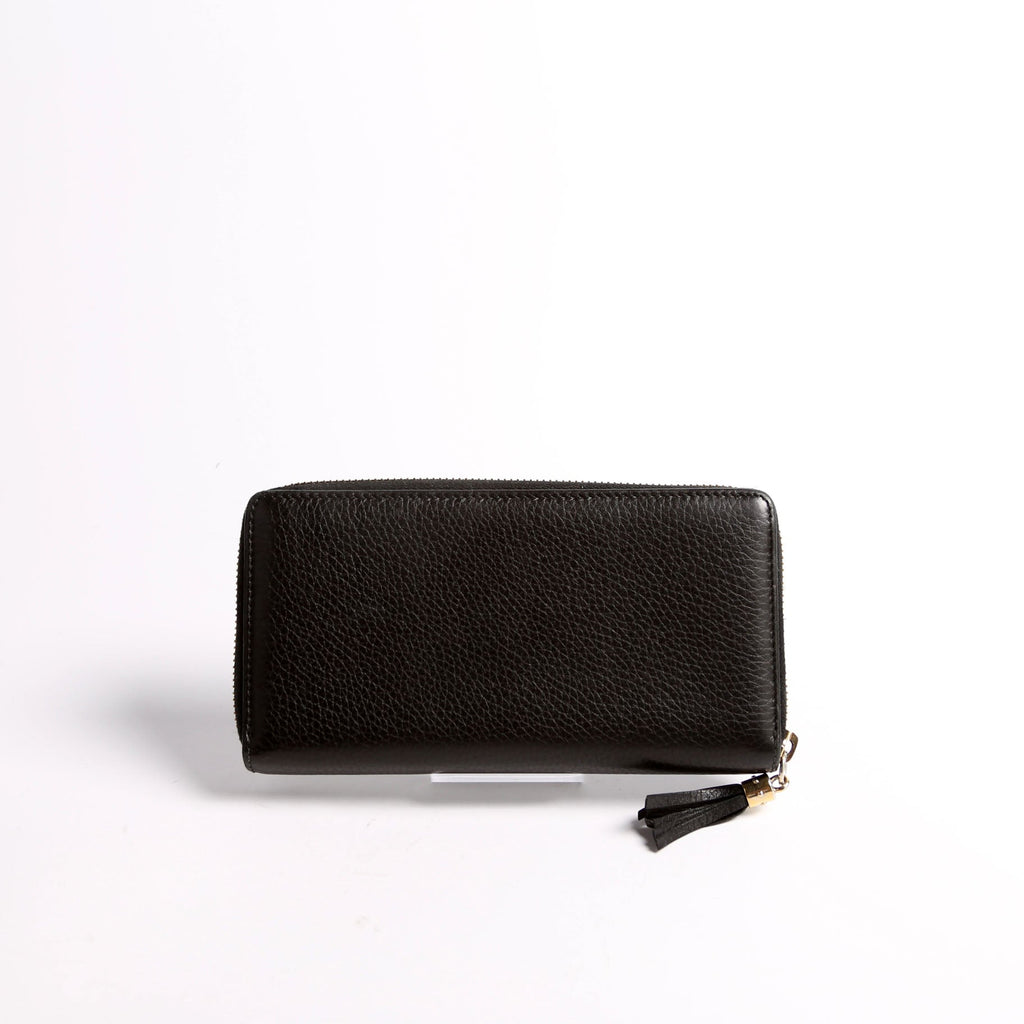 308004 Soho Zippy Wallet Black