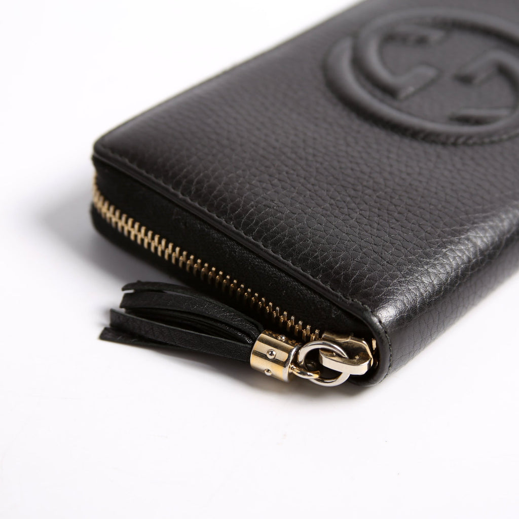 308004 Soho Zippy Wallet Black