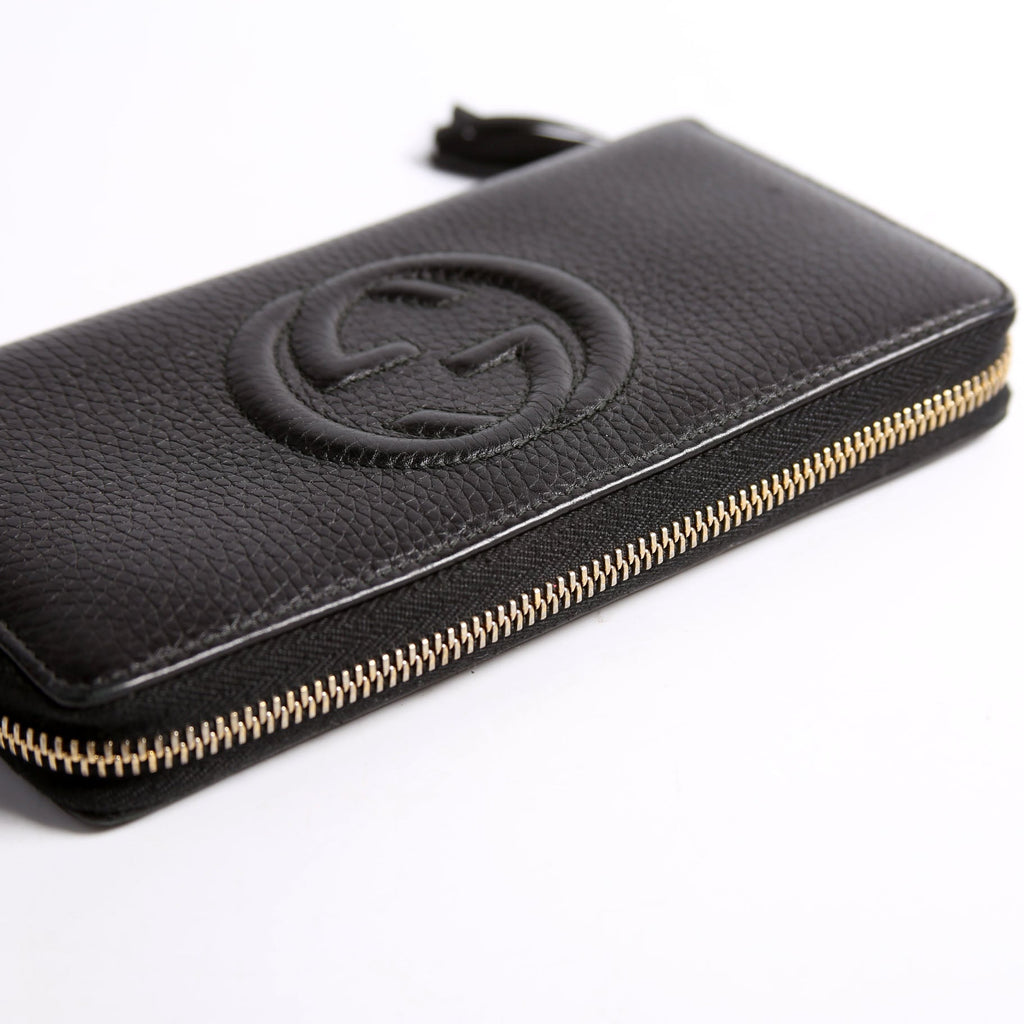 308004 Soho Zippy Wallet Black