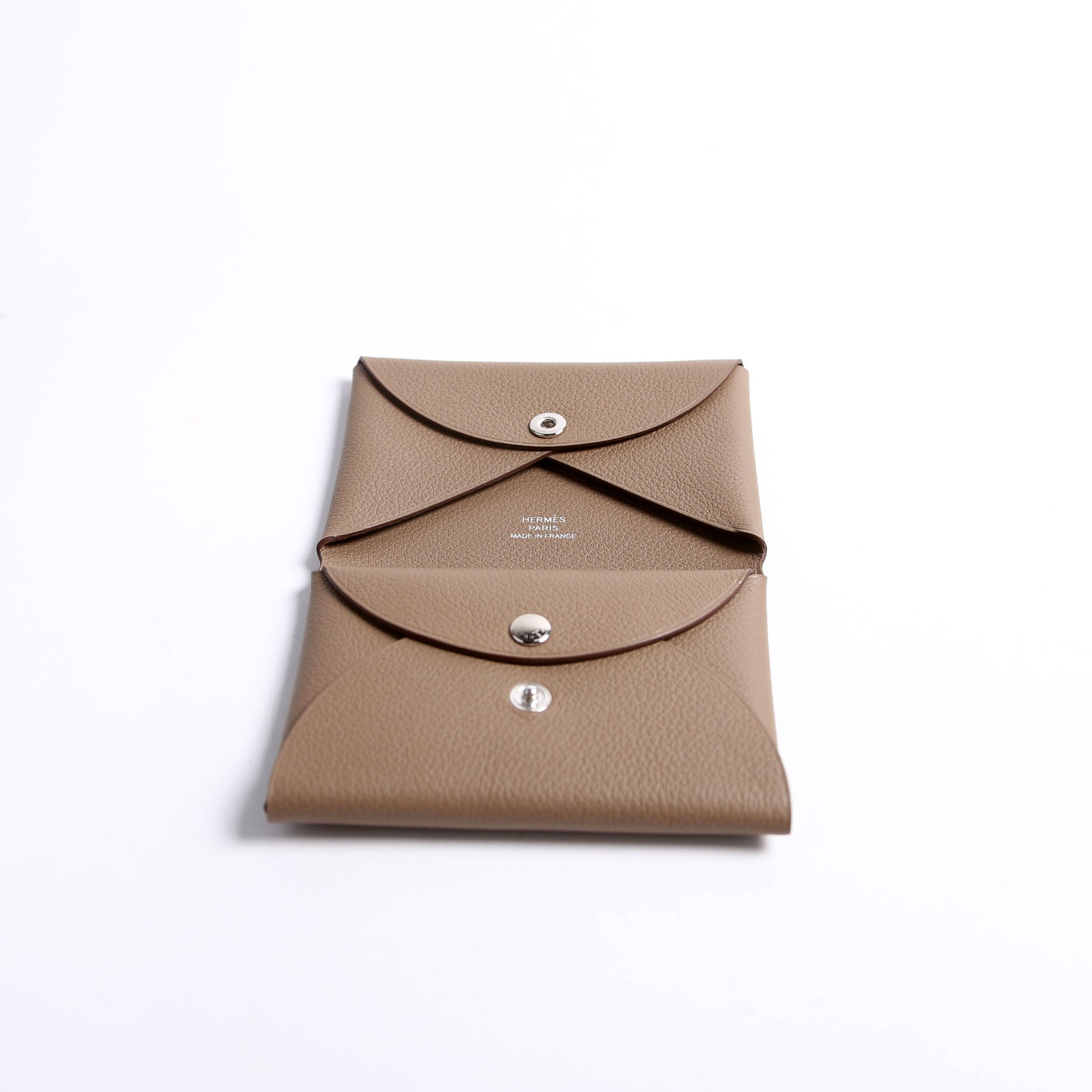 Calvi Duo Card Case Brown Taupe