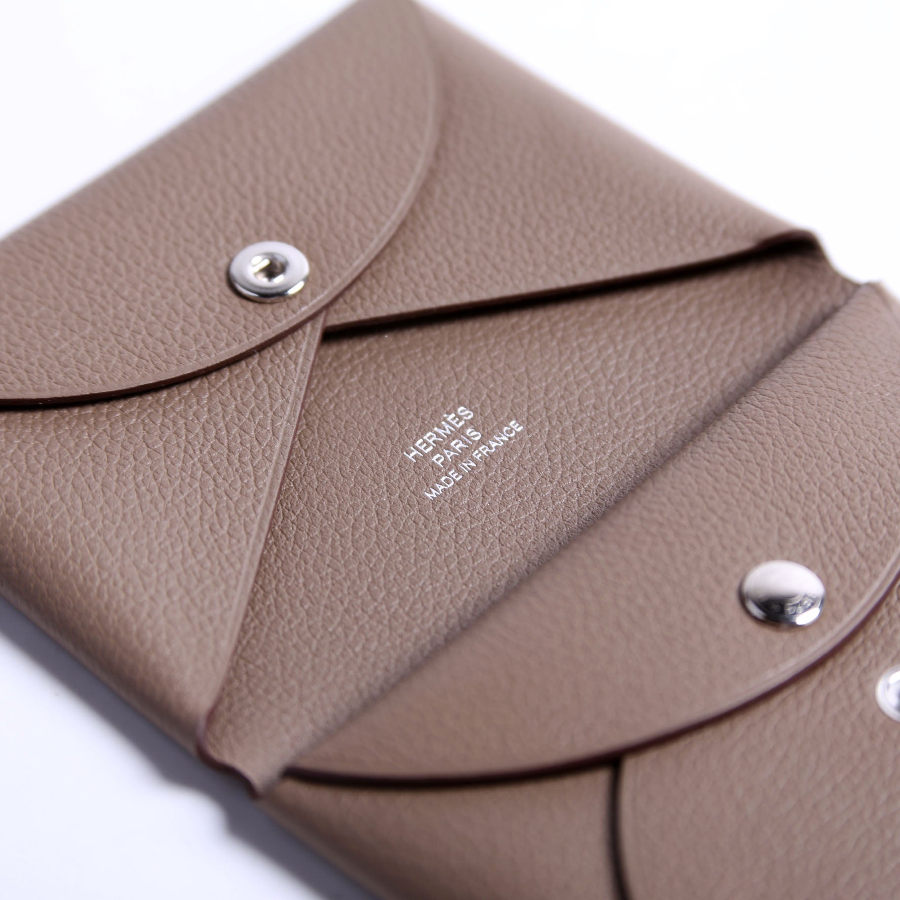 Calvi Duo Card Case Brown Taupe