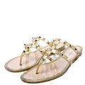 Rockstud Jelly Caged Sandals Size 38 Gold