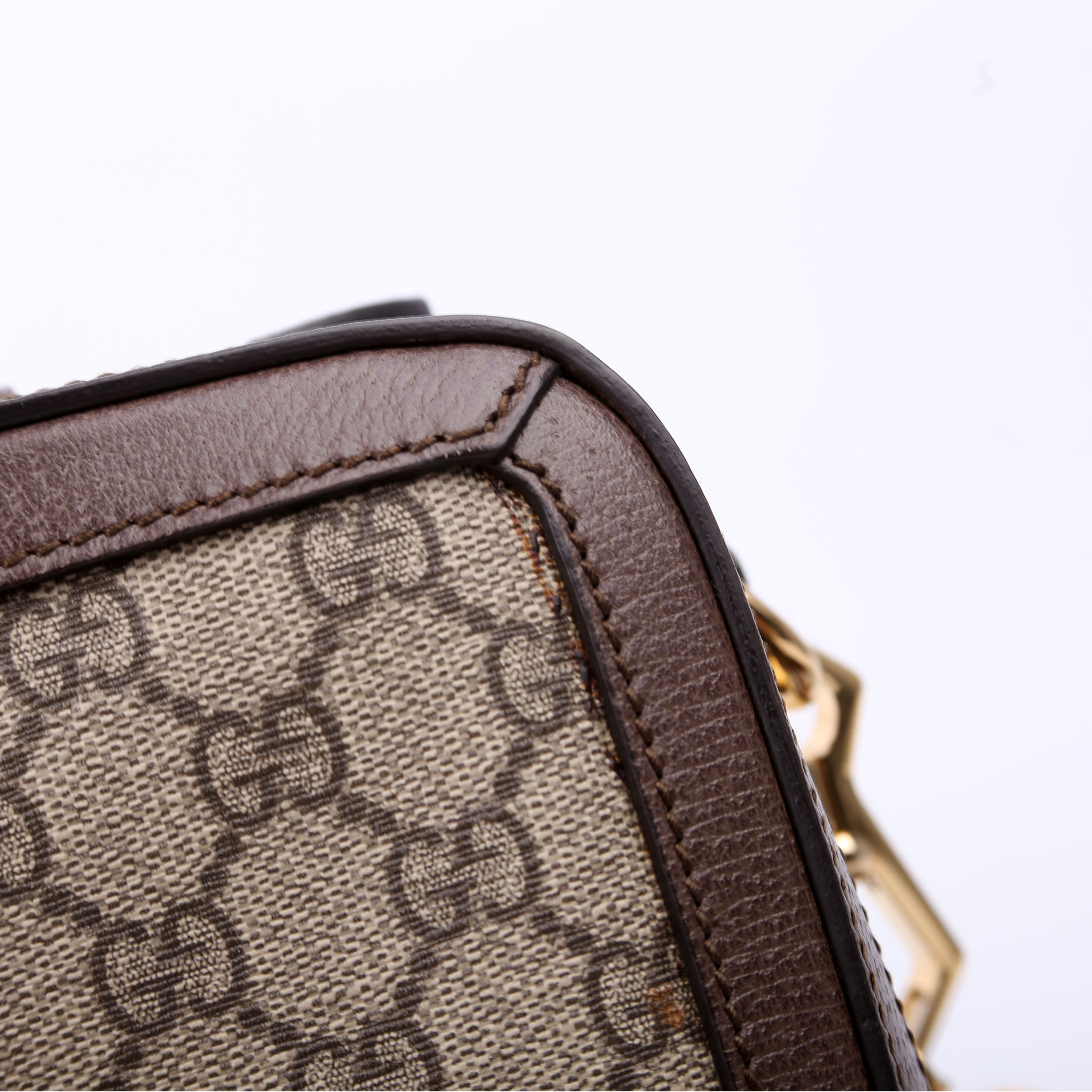 550622 Ophidia GG Small Shoulder Bag Brown