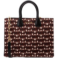 Madras Logo Tote Black/Red