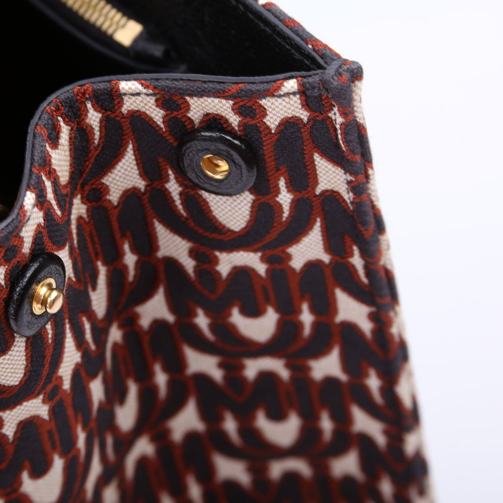 Madras Logo Tote Black/Red
