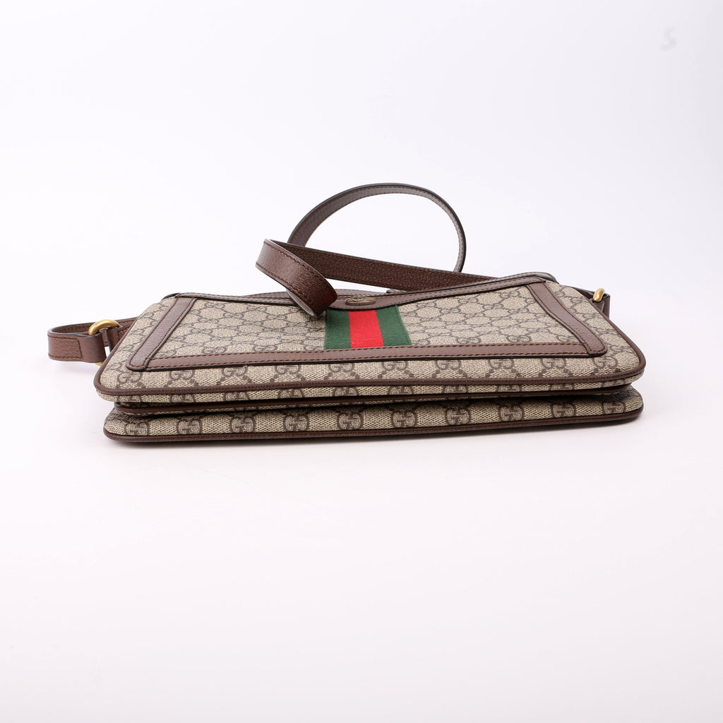 523354 GG Supreme Ophidia Medium Shoulder Bag Brown