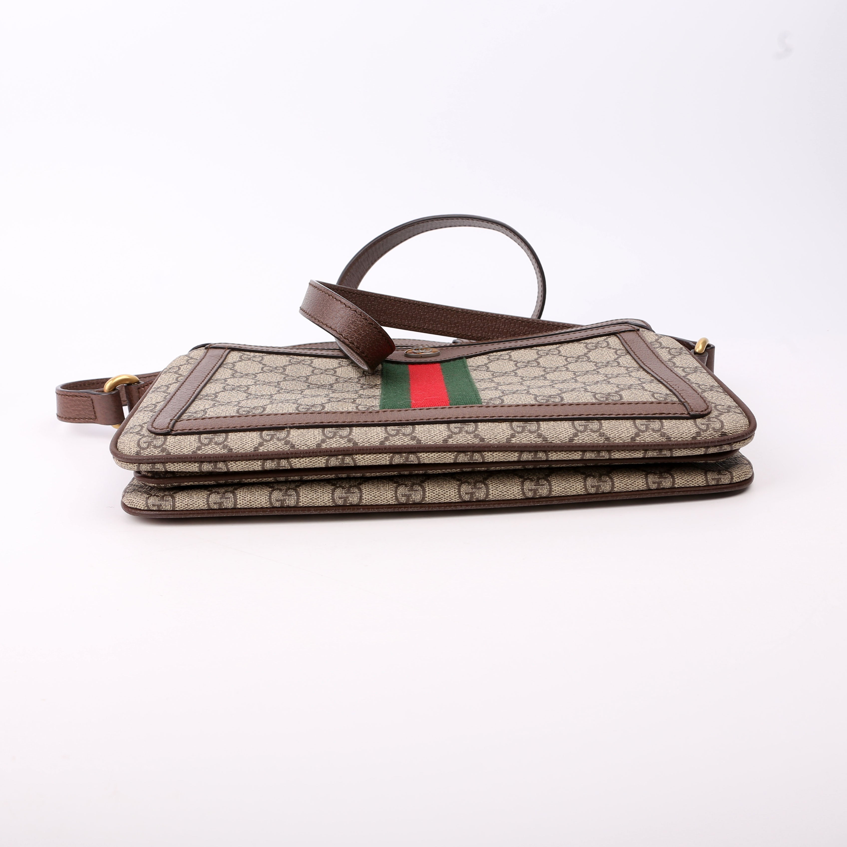 523354 GG Supreme Ophidia Medium Shoulder Bag Brown