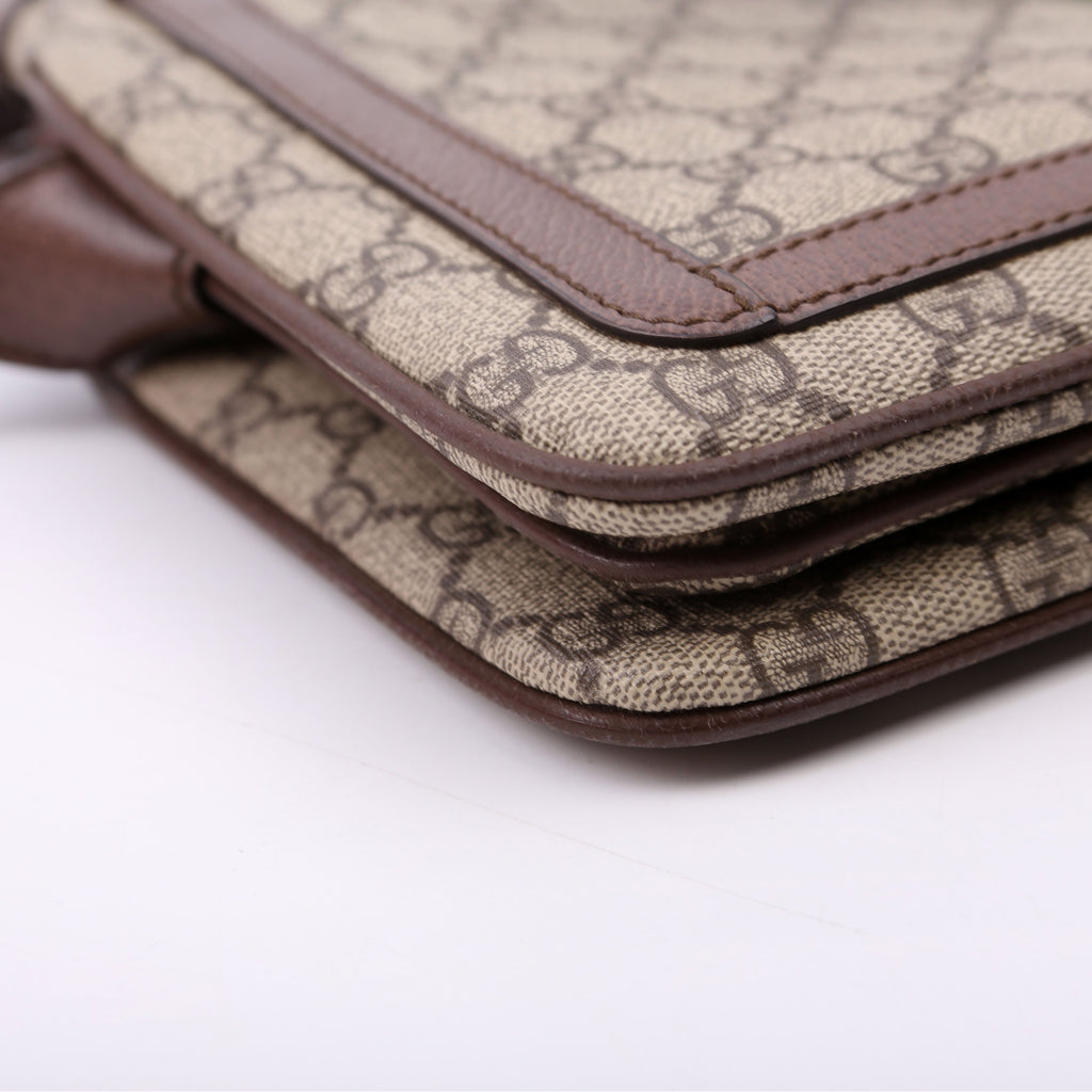 523354 GG Supreme Ophidia Medium Shoulder Bag Brown