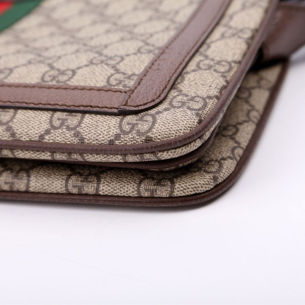 523354 GG Supreme Ophidia Medium Shoulder Bag Brown