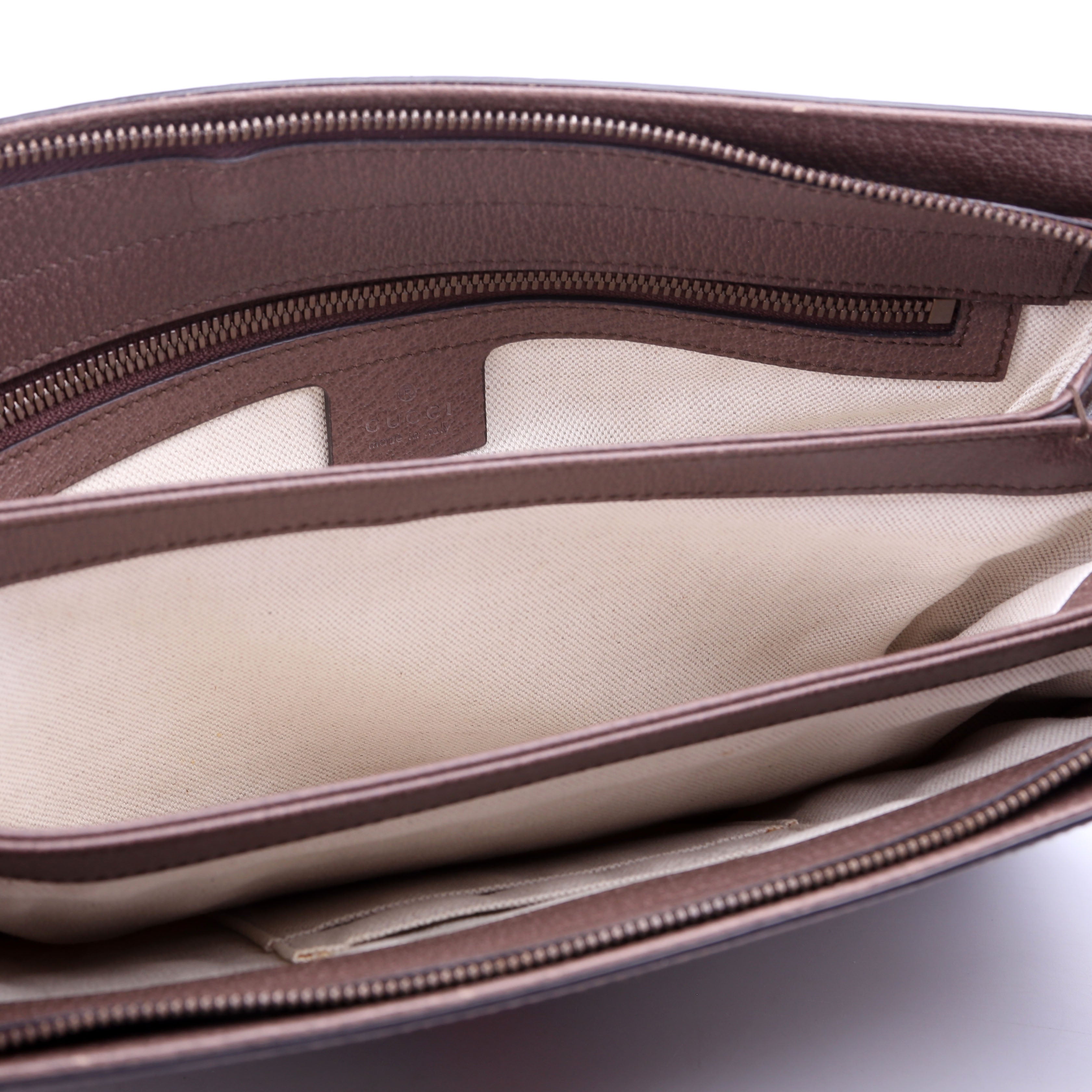 523354 GG Supreme Ophidia Medium Shoulder Bag Brown