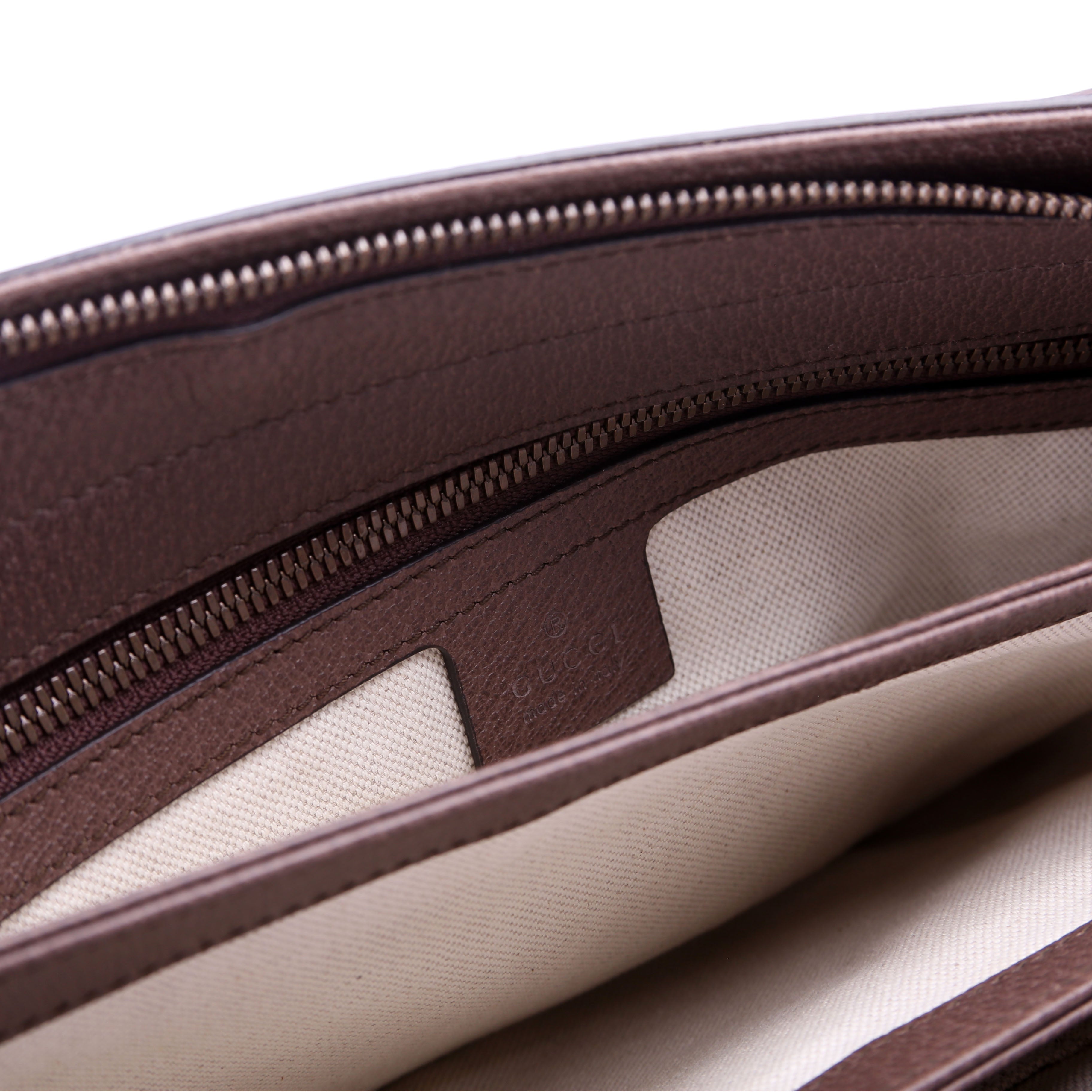 523354 GG Supreme Ophidia Medium Shoulder Bag Brown