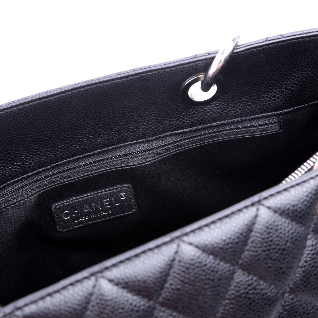 Grand Shopping Tote Caviar Black