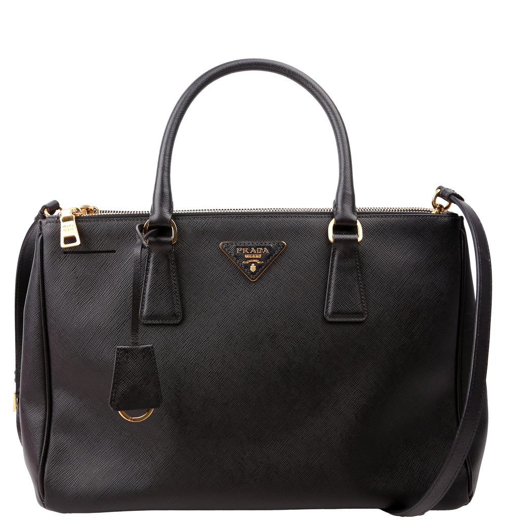 Saffiano Galleria Medium Black