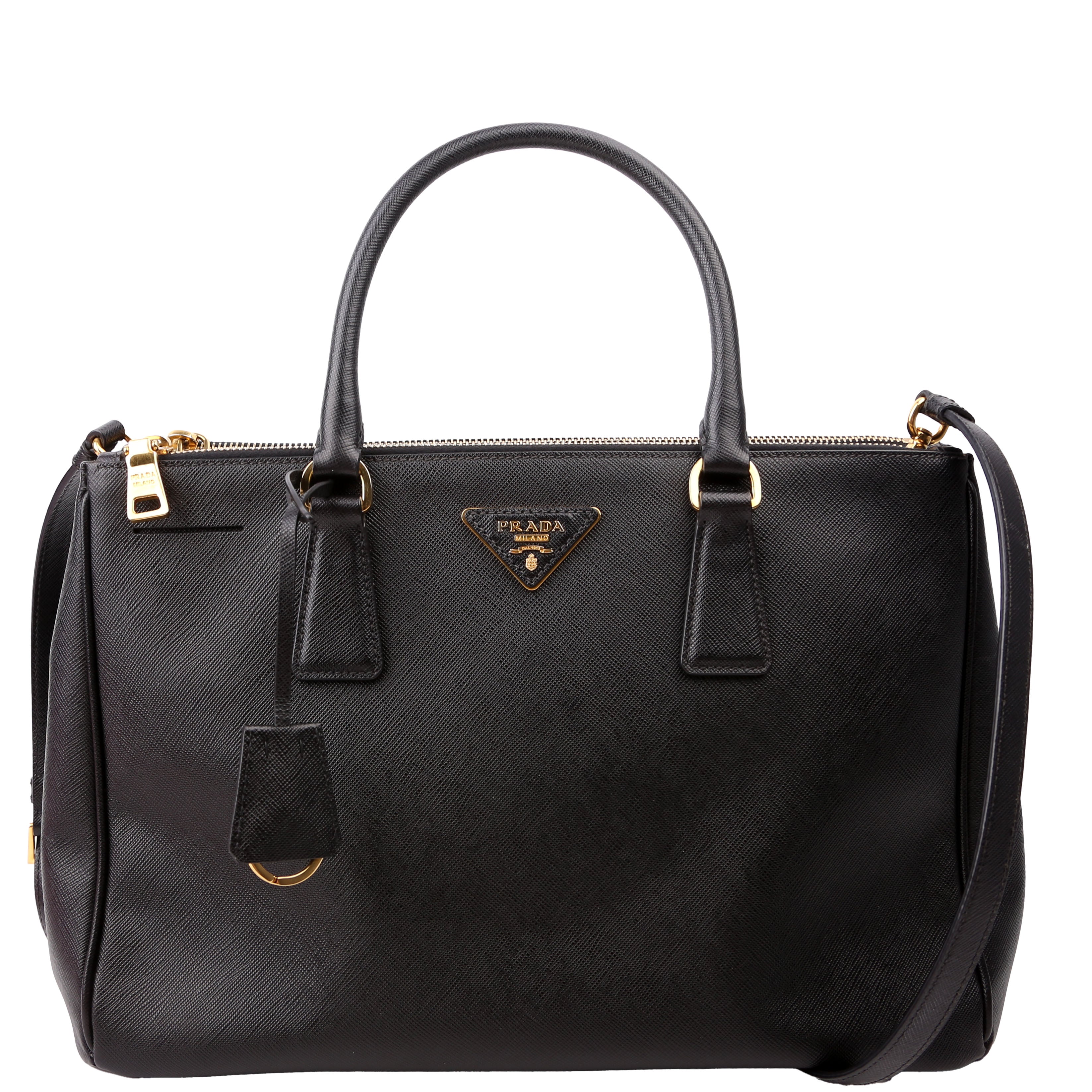 Saffiano Galleria Medium Black