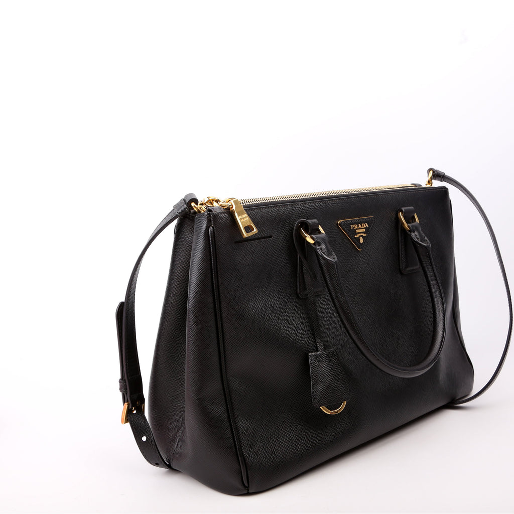 Saffiano Galleria Medium Black