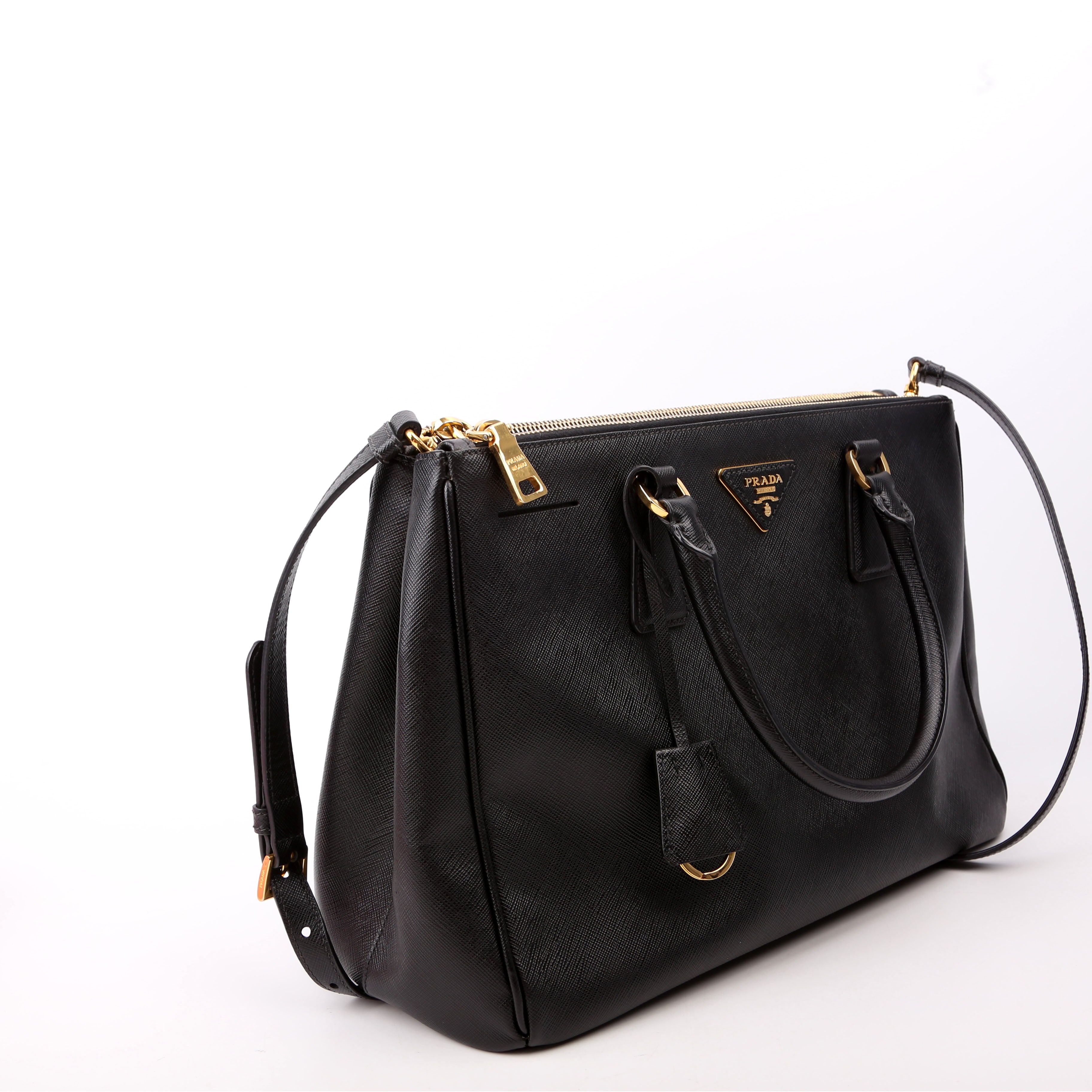 Saffiano Galleria Medium Black