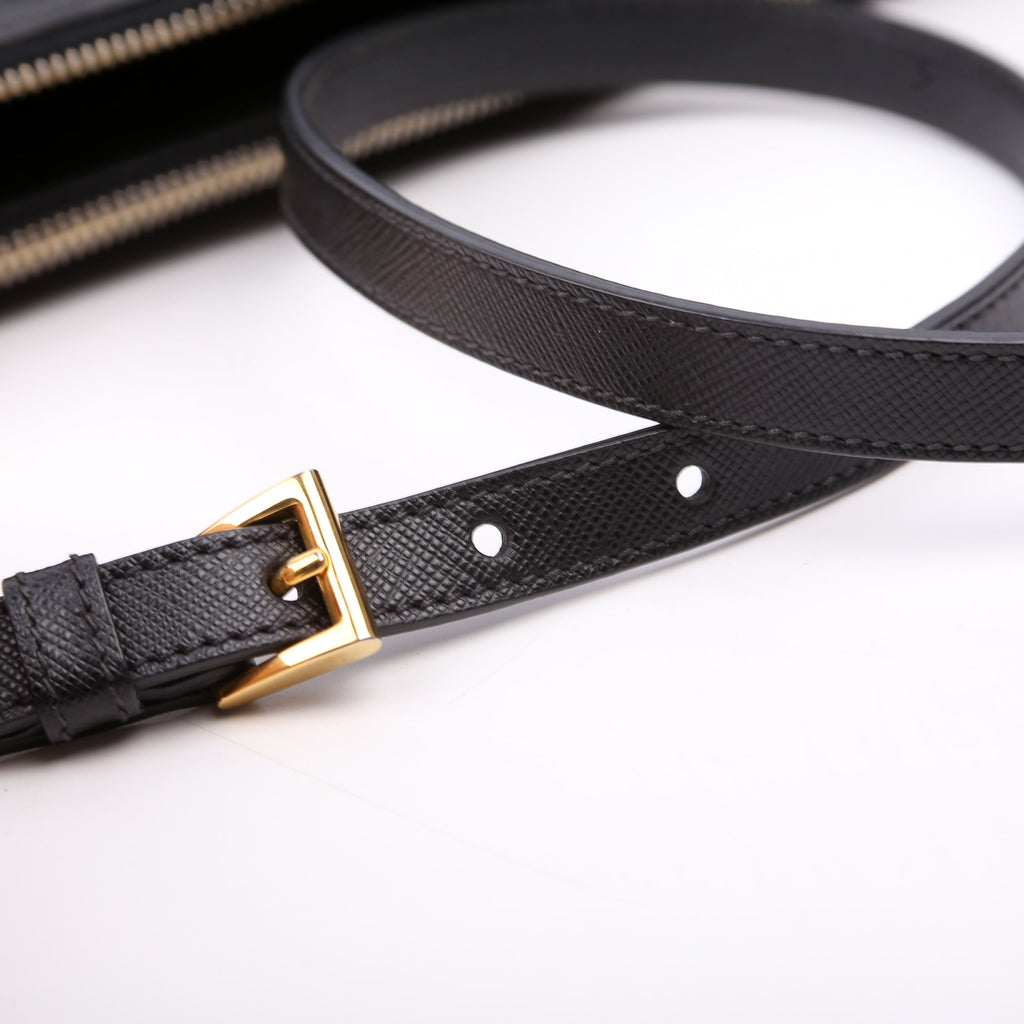 Saffiano Galleria Medium Black