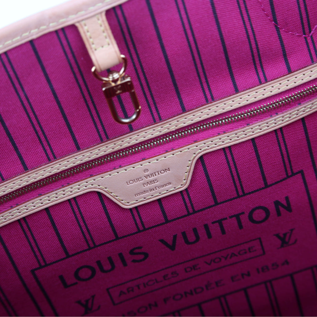 Neverfull With Wallet GM Monogram Pink