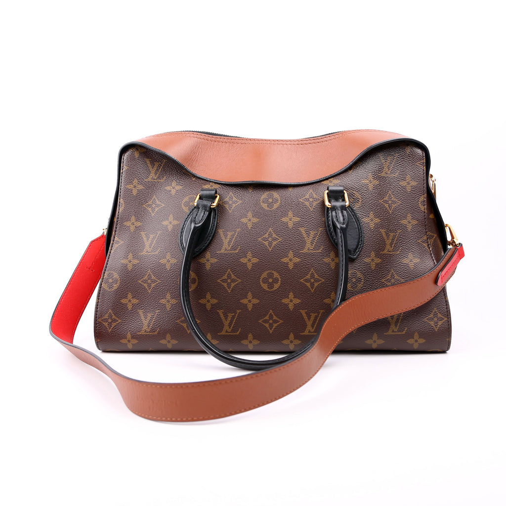 Tuileries Monogram/Leather Brown/Red