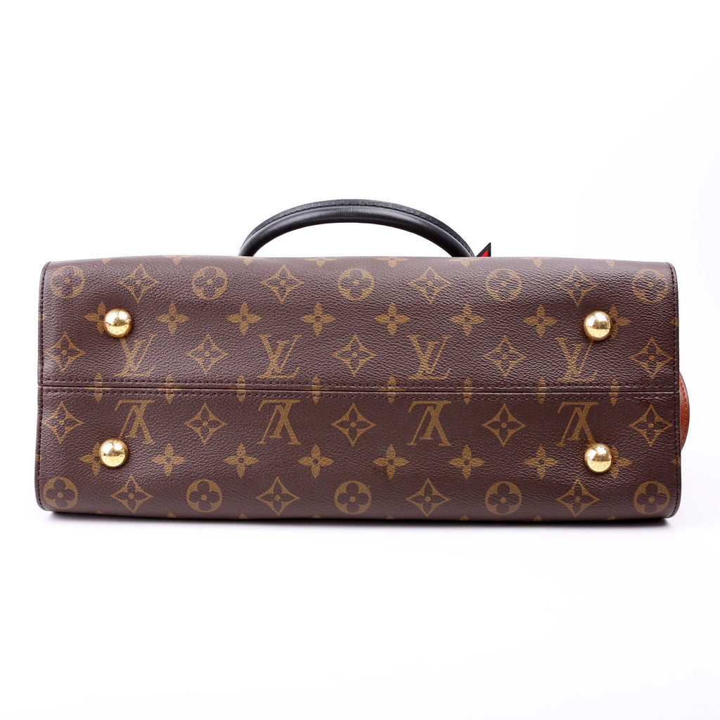 Tuileries Monogram/Leather Brown/Red
