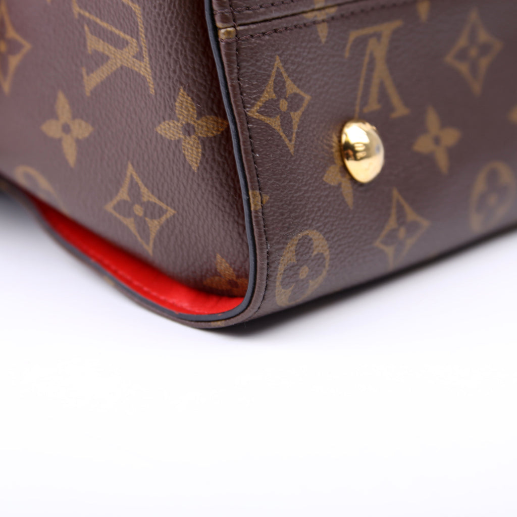 Tuileries Monogram/Leather Brown/Red