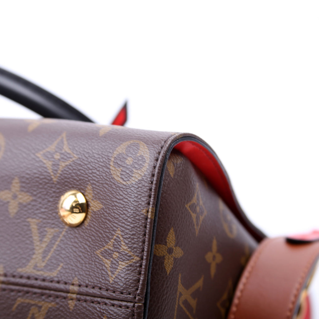 Tuileries Monogram/Leather Brown/Red