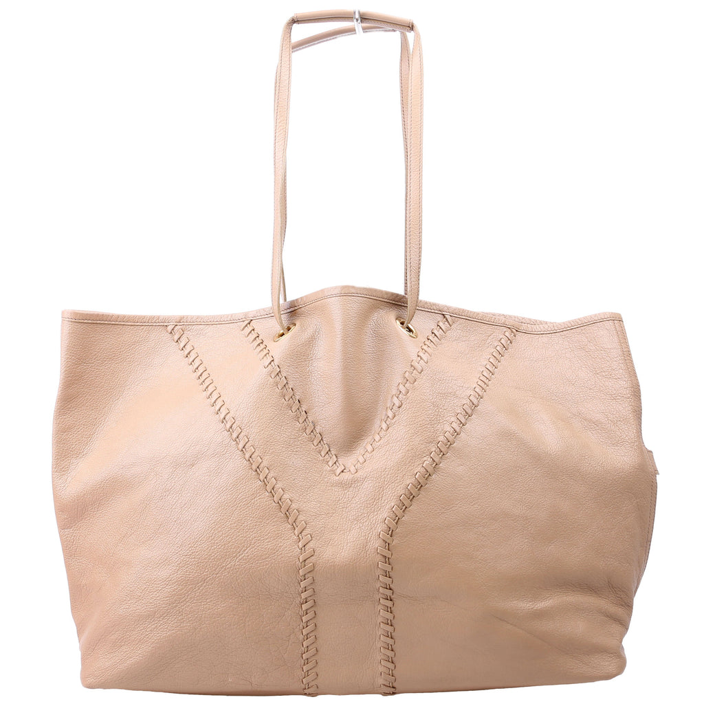 Neo Double Reversible Tote Leather Taupe