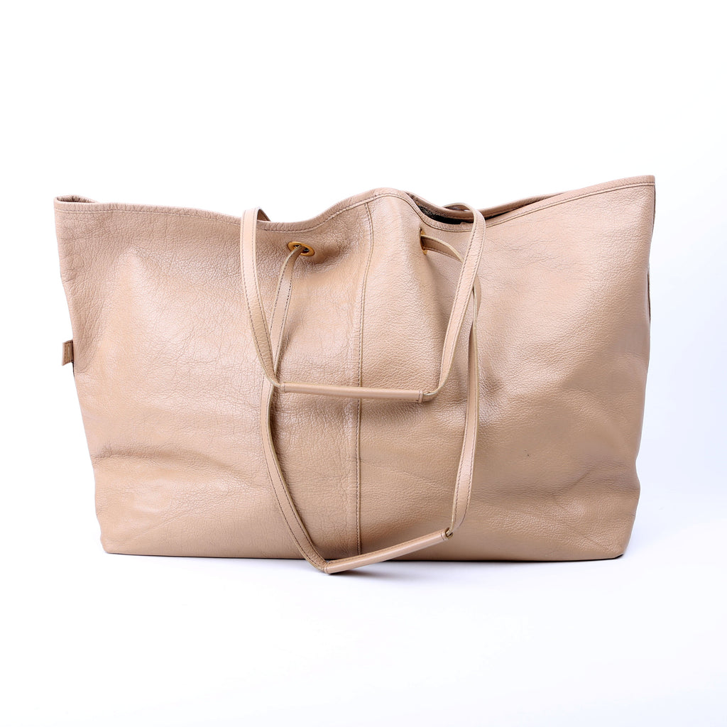 Neo Double Reversible Tote Leather Taupe