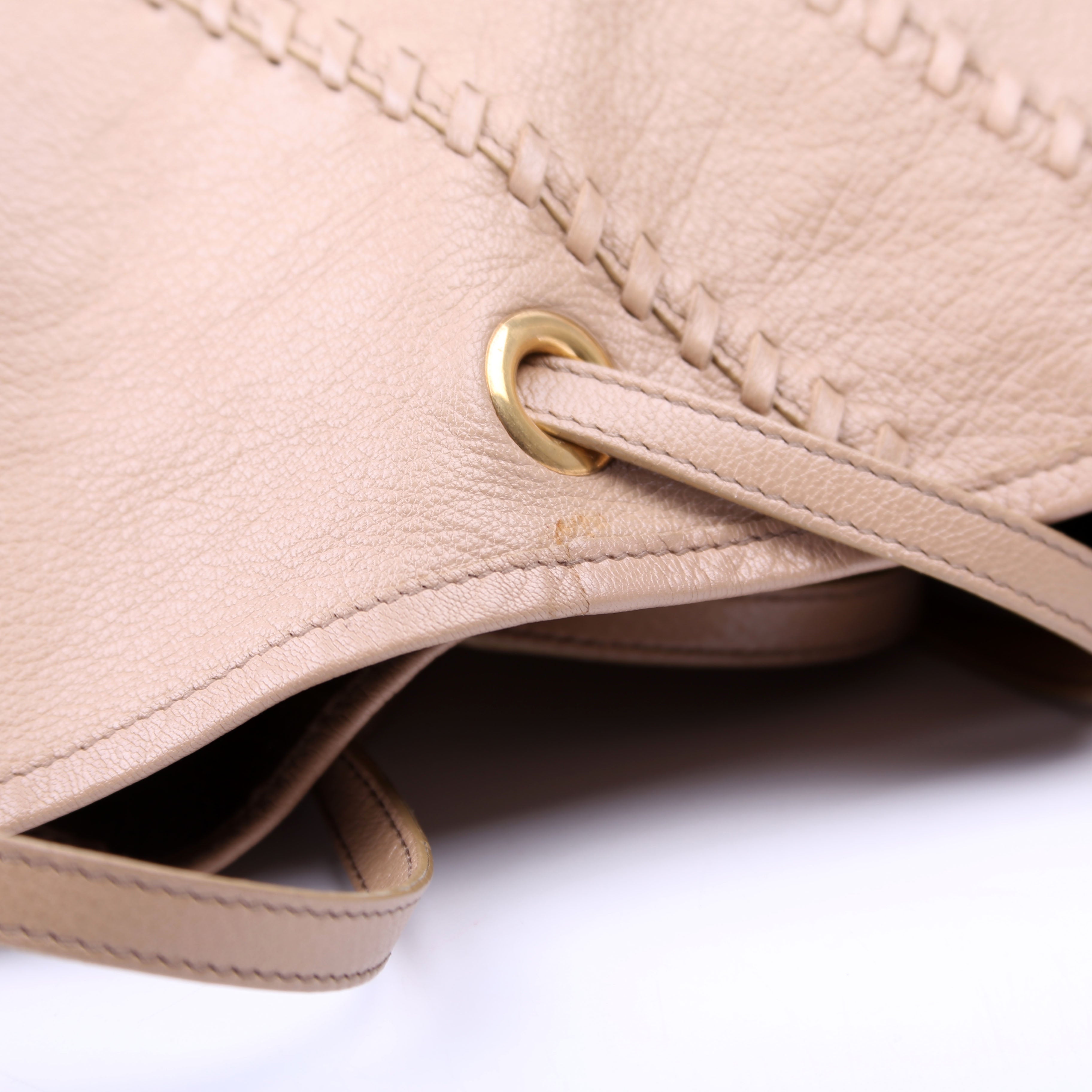 Neo Double Reversible Tote Leather Taupe