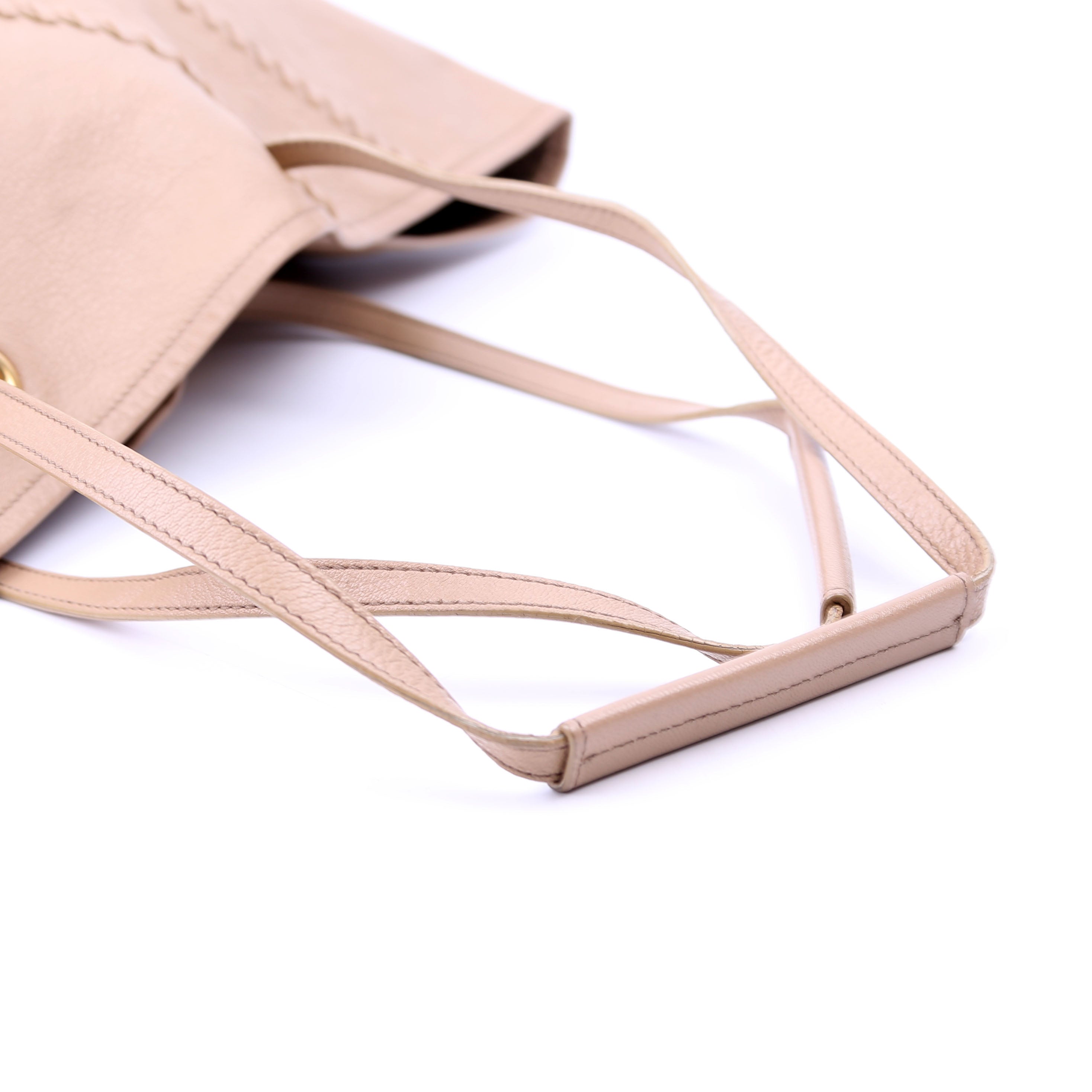 Neo Double Reversible Tote Leather Taupe