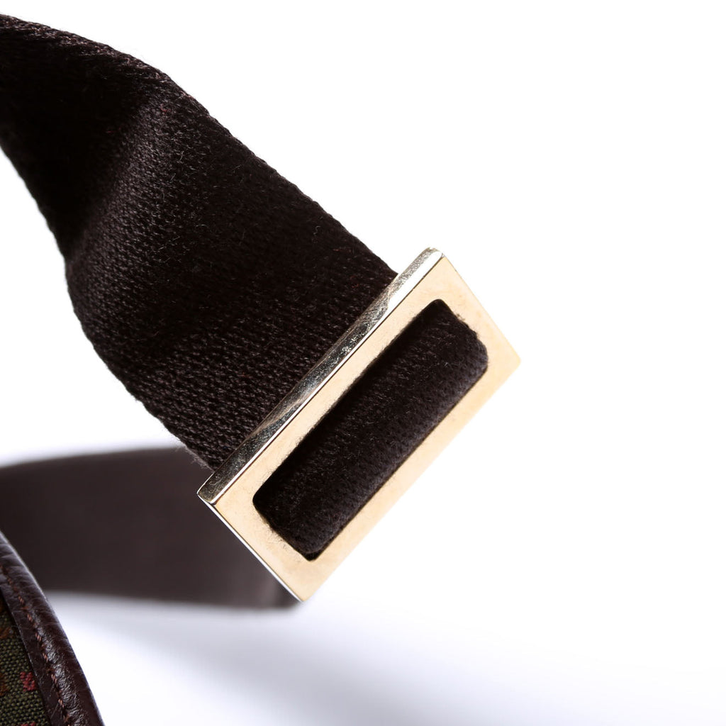 Fendi Zucchino FF Charm Shoulder Bag