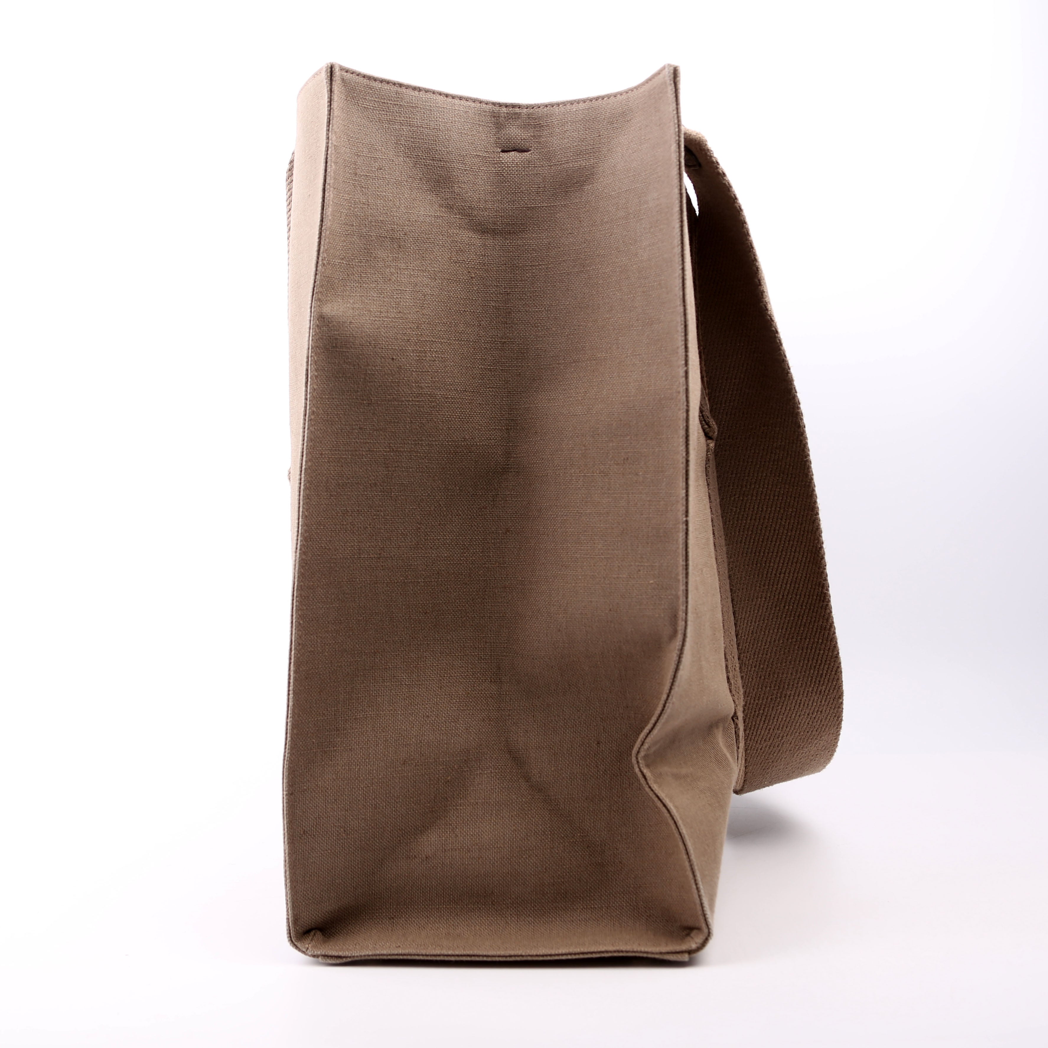 Fendi FF Shopper Canvas Large Taupe