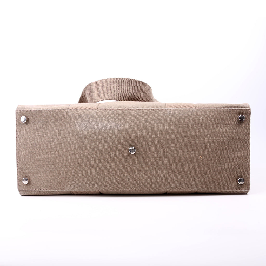 Fendi FF Shopper Canvas Large Taupe