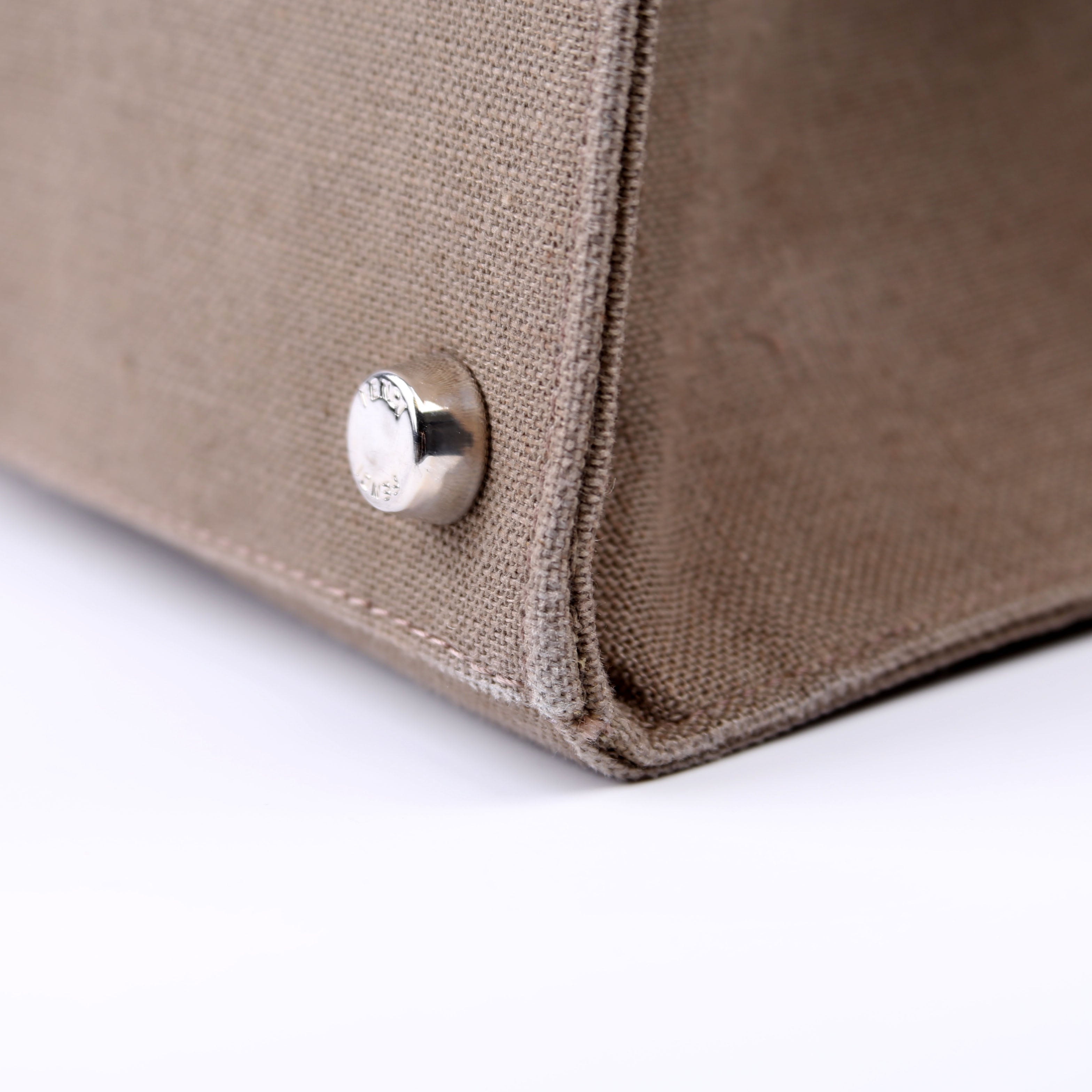 Fendi FF Shopper Canvas Large Taupe
