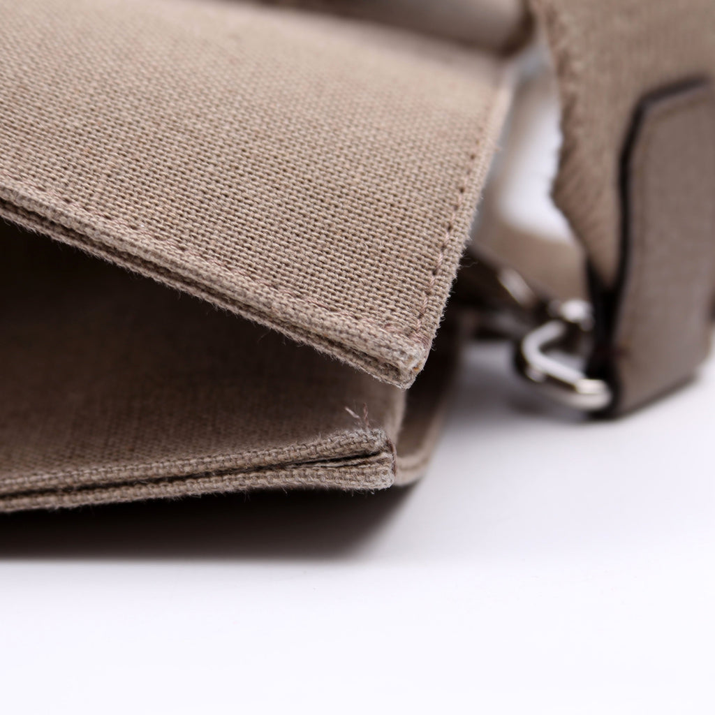 Fendi FF Shopper Canvas Large Taupe