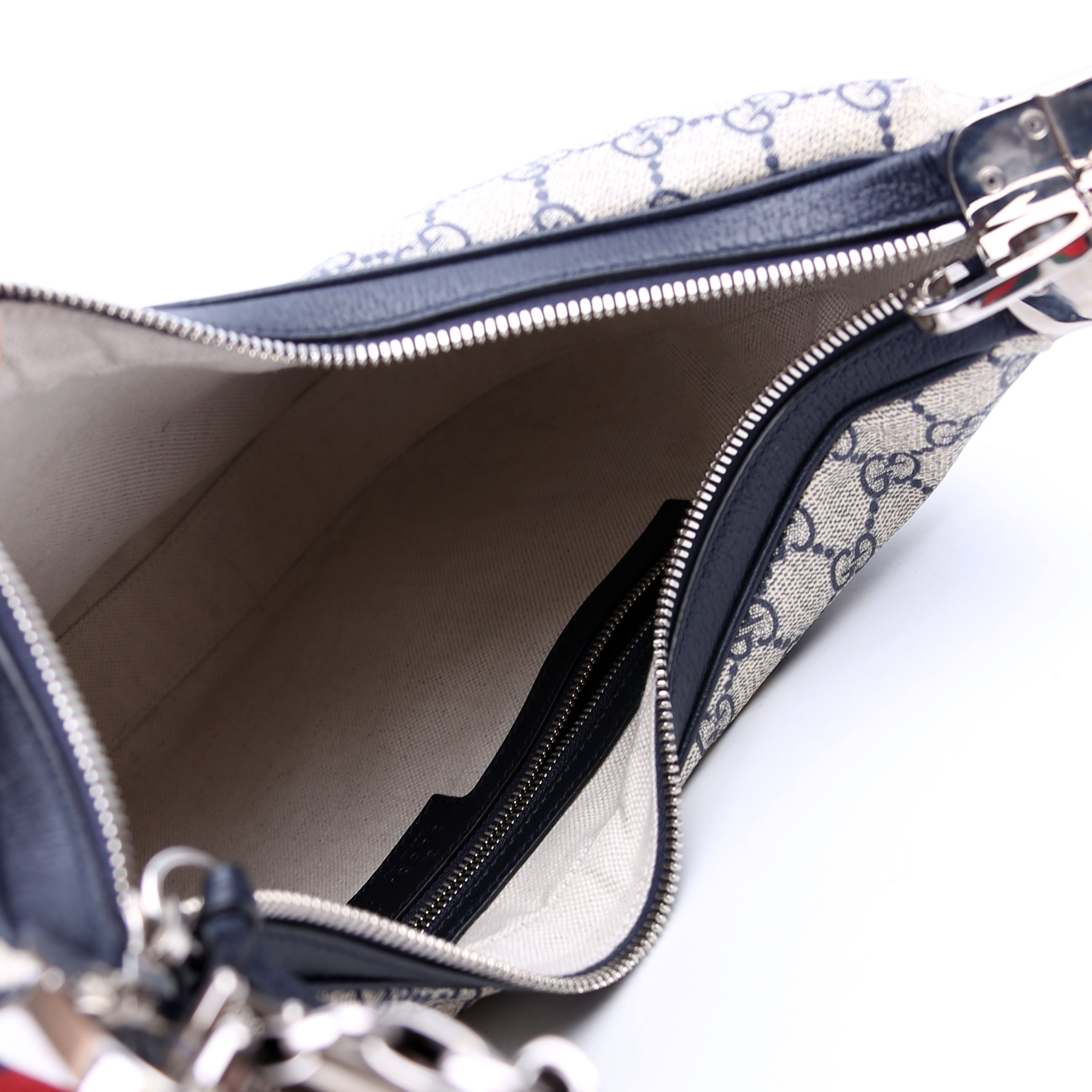 Attache GG Supreme Shoulder Bag Medium Blue