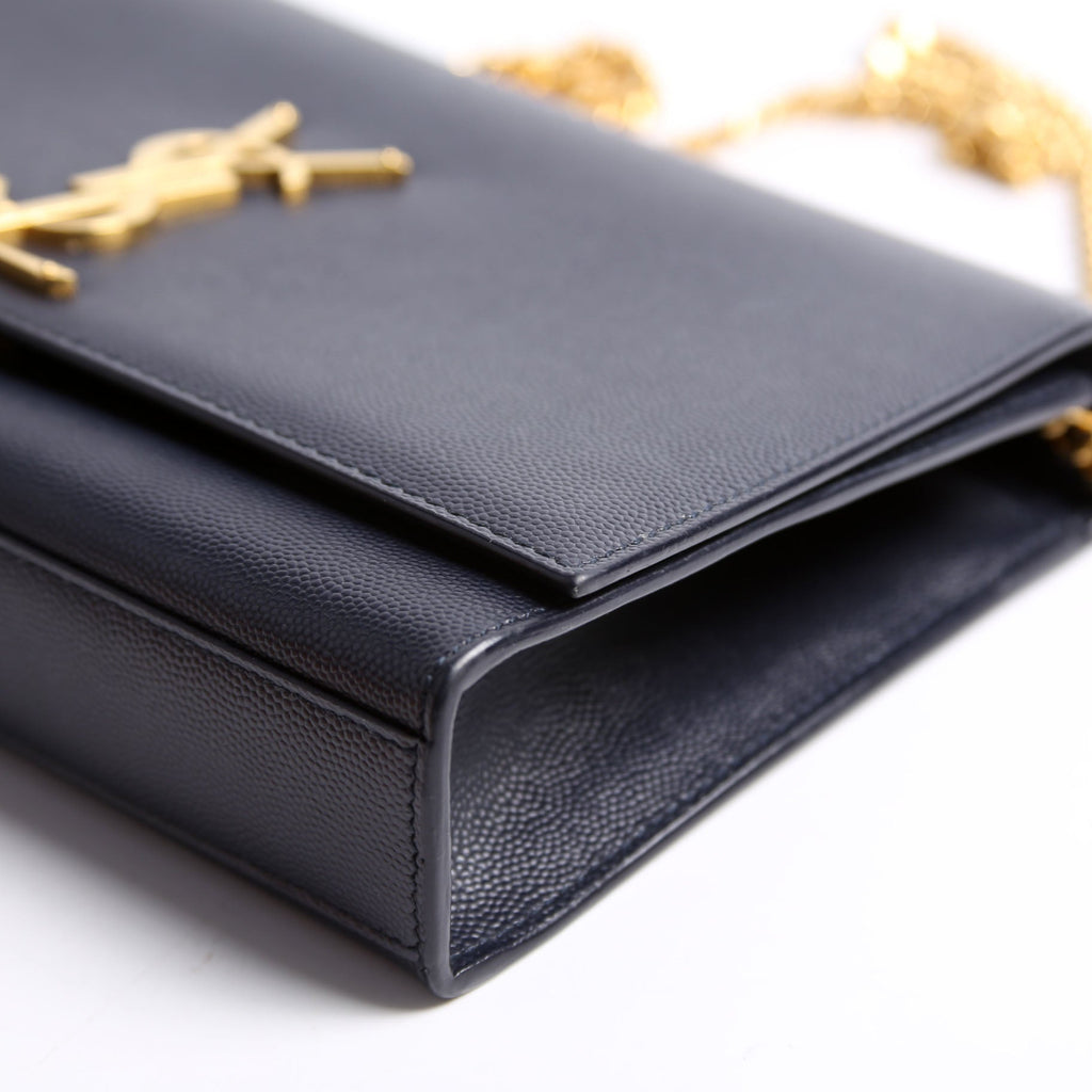 Kate Satchel Grain Medium 364021 Navy