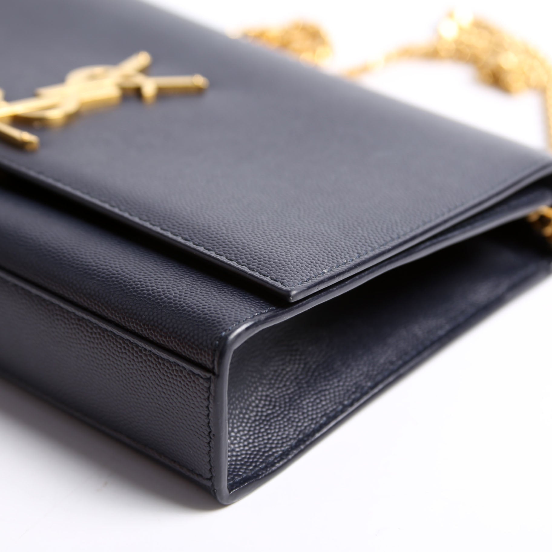 Kate Satchel Grain Medium 364021 Navy