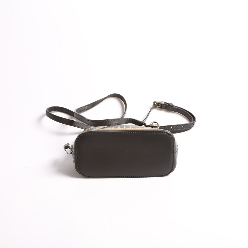 511189 Sega X Gucci Calfskin Mini Black/Gold