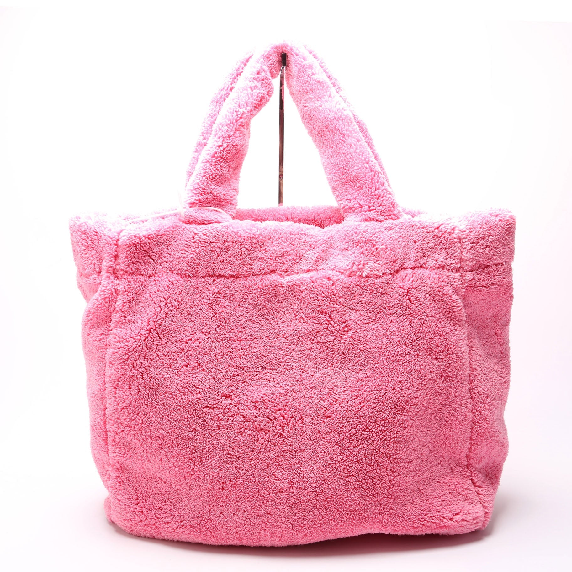 1BG130 Terry Logo Tote Large Pink