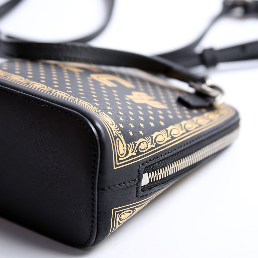 511189 Sega X Gucci Calfskin Mini Black/Gold