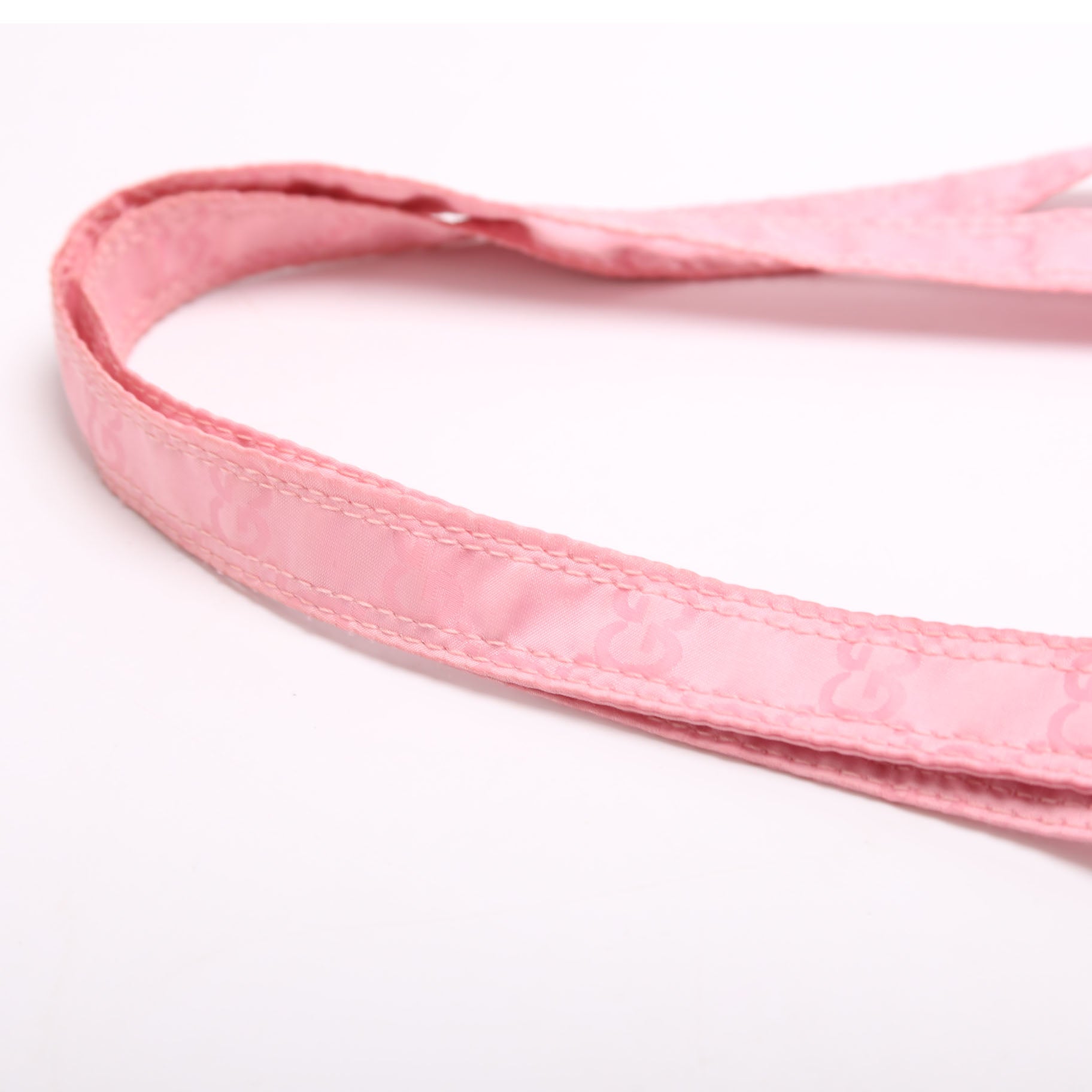 281487 Fold Over Shopping Tote Nylon Pink