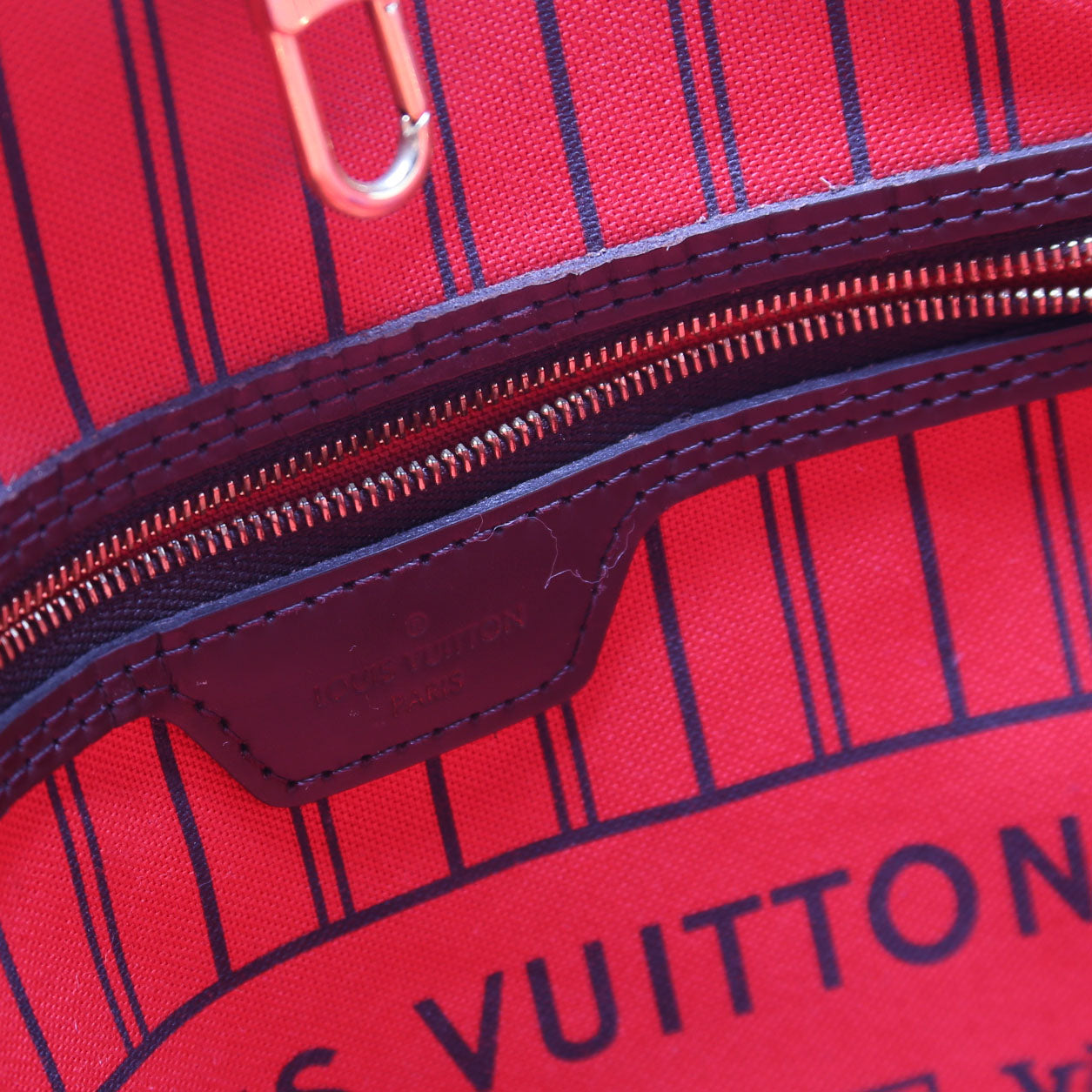 Neverfull MM Damier Ebene Red