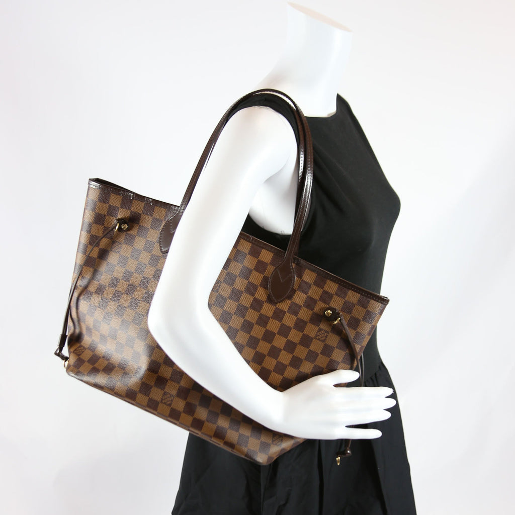 Neverfull MM Damier Ebene Red